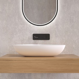 Capileira Countertop Stone Basin - White by Fino Stone
