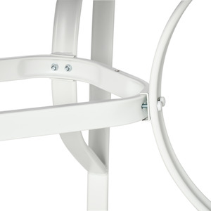 Outsunny 7 PCS Outdoor Dining Set with Table and Chairs - White, Grey by Outsunny