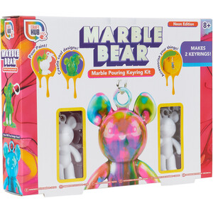 Marble Pouring Keyring Kit by Craft Hub