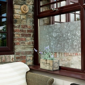 dc fix Damast Self Adhesive Vinyl Wrap for Windows - white / 45cm x 5m by d-c-fix