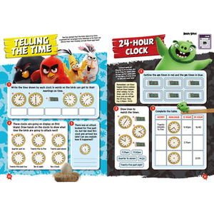 Angry Birds Fun Learning Maths Workbook Series 2 - red