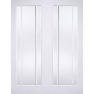 LPD White Primed Lincoln Pairs Internal Door by LPD Doors