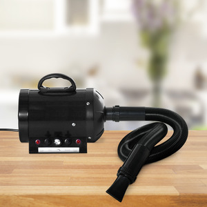 PawHut Dog Pet Grooming Hairdryer Heater - Black by PawHut