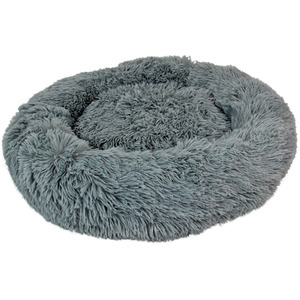Fluffy Dog Bed in Grey - Grey / M by Actiaspet