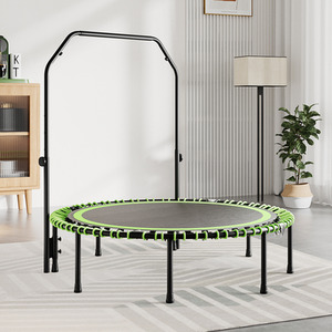 Trampoline with Adjustable U-Shaped Handle by Livingandhome