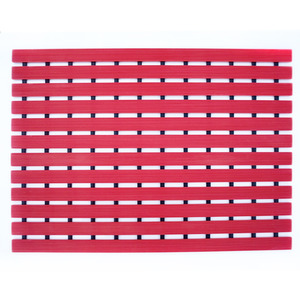 PVC Duck Board Shower Mat - Red by Nicoman