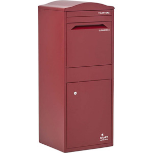 SMART PARCEL BOX - Curved Top Large Front Access Parcel and Postage Drop Box by SMART PARCEL BOX
