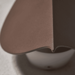 Outdoor Leaf Style Wall Light IP65 9w LED 4000k (Cool White) - Rust by Zink