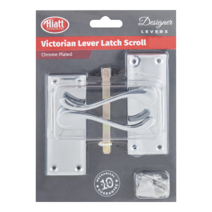Venice Lever Handle Latch Set - Chrome by Hiatt