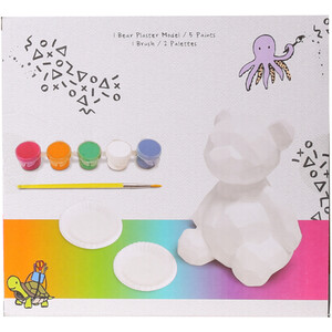 Paint Your Own Plaster Model - Bear