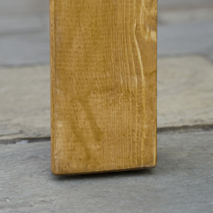 Outsunny 3 Pieces Acacia Wood Garden Dining Set - Natural by Outsunny