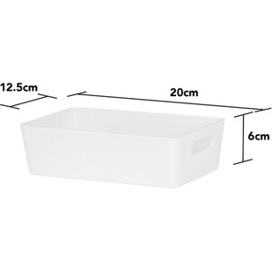 Studio Storage Basket - White / 1l
