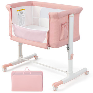 3-in-1 Baby Bedside Bassinet by Costway