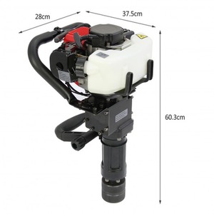 T-Mech 2-Stroke Petrol Post Driver - Black by T mech