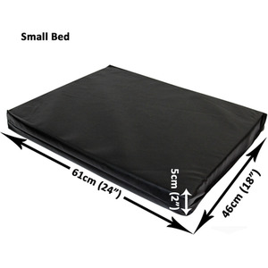 Waterproof Dog Cage Bed in Black - Black / S by Actiaspet