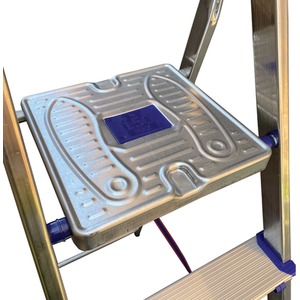 Light-Duty Platform Step Ladder - Silver / 133cm by TB Davies