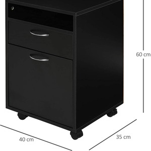 HOMCOM Filing Cabinet With Drawer by HOMCOM