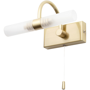 Crista Bathroom Wall Light - Satin Brass by Litecraft