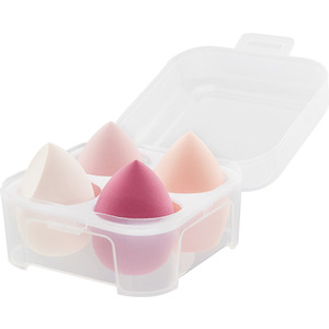 4Pcs Pink Skin-Friendly Beauty Blenders with Box - Pink by Livingandhome