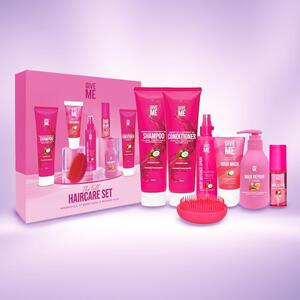 The Full Pink Haircare Set - Argan Oil and Coconut Oil - Argan & Coconut Oil by Give Me Cosmetics