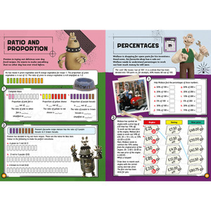 Wallace and Gromit Fun Learning Maths Workbook - WGM