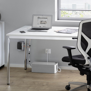 Durable CAVOLINE Cable Management Box - Grey / 414mm by Durable