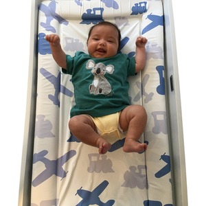 Baby Changing Mat - Planes and Trains / Planes and Trains by Babycurls