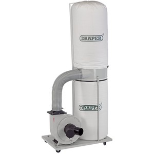 Draper 1500W Dust Extractor - 153L - Grey by Draper