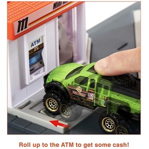 Action Drivers Vehicle Playset Realisitic - Multi / Fuel Station Playset with 1 Vehicle Finger Play Gas Pump by Matchbox