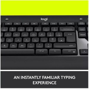 Advanced Combo Wireless Keyboard and Mouse - Multicolour by Logitech