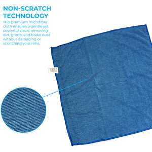 Simply Auto Microfibre Wheelrim Cloth - Blue
