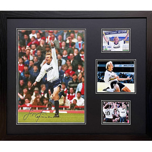 Jurgen Klinsmann Signed and Framed Tottenham Hotspur Photo - White by Allstarsignings
