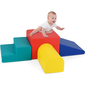 Toddler Soft Building Blocks Structures Set by Costway
