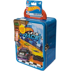 Hot Wheels 18 Car Metal Carry Case - Blue