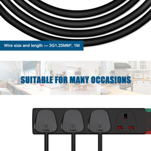 4 Gang Surge-Protected Extension Lead by ExtraStar