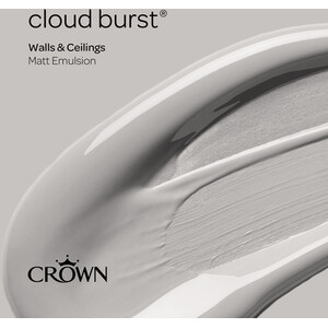 Crown Breatheasy Matt Emulsion Paint 5L - Cloud Burst by Crown Paints