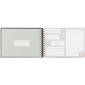 Baby Milestone Memory Book - Blue by Kingsbury Gifts