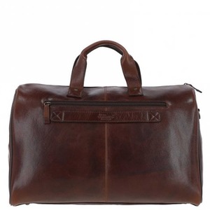 Leather Flight Cabin Weekend Holdall - 8150 - Brown by Ashwood Leather