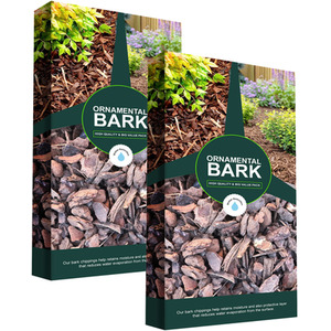 60 Litres Ornamental Bark For Decorative Landscape Gardening and Paths - Brown by STORM TRADING GROUP