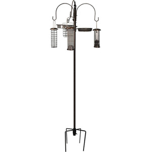 Metal Complete Bird Feeding Station - Bronze by Selections