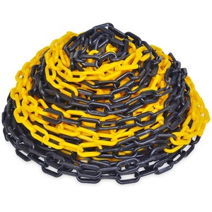 Plastic Barrier Chain Safety Decorative Garden Fence by True Products