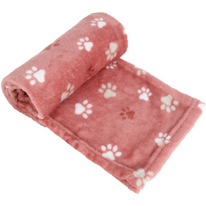 Soft Paw Print Pet Blanket