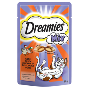 Dreamies Cat Treat Mix - Chicken and Duck by Dreamies