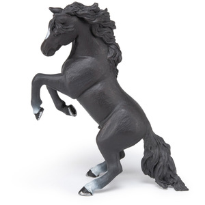PAPO Horse and Ponies Black Reared Up Horse Toy Figure - Black by PAPO
