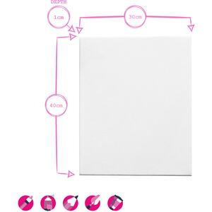 Fax Potato Stretched Canvas with Wooden Wedges - 12