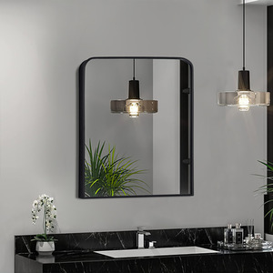 Arched Wall Mirror - Clear / 50cm by Livingandhome