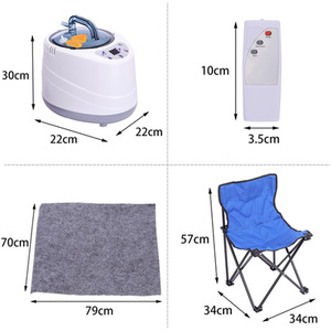 Portable Sauna Steam Kit for Home Spa by Livingandhome