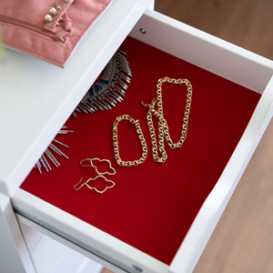 dc fix Felt Velour Red Self Adhesive Vinyl Wrap - red by d-c-fix