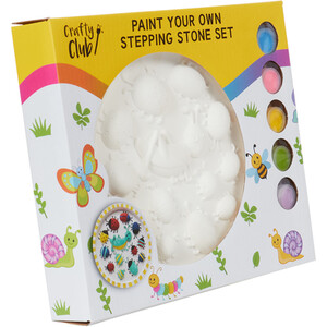 Crafty Club Paint Your Own Stepping Stone Set by Crafty Club