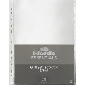 Pack of 25 Punched Pockets - A4 by i-doodle